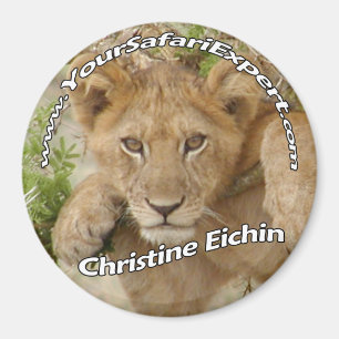 Íman Ímã/nome de etiqueta de Cub de leão (remova ou