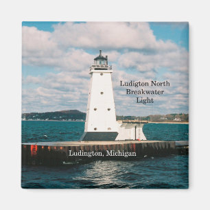 Íman Ímã norte da luz do quebra-mar de Ludington
