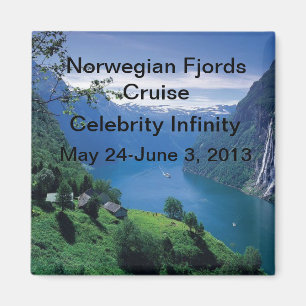 Íman Ímã norueguês do cruzeiro dos fiordes