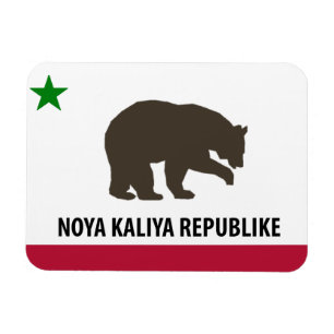 Íman Ímã novo da bandeira da república de Califórni