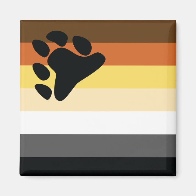 Íman ímã Orgulho de Urso (Frente)