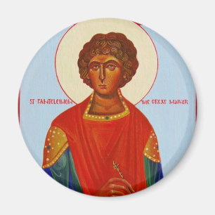 Íman Ímã ortodoxo do ícone de Panteleimon do santo