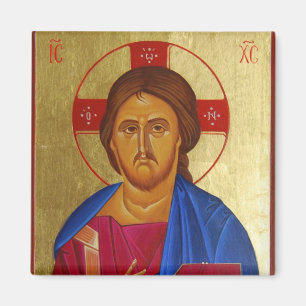 Íman Ímã ortodoxo do ícone de Pantocrator do cristo