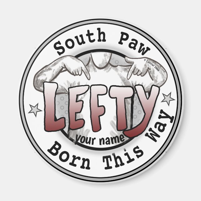 Íman ímã para a esquerda do lado sul (Frente)