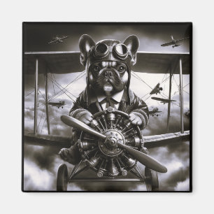 Íman ímã para aviador Bulldog francês