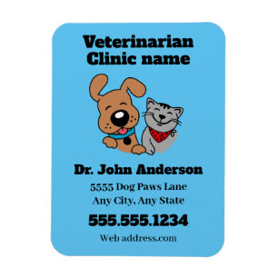 Íman Ímã para Negócios de Cuidados com Animais de Estim