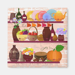 Íman ímã para prateleiras de cozinha