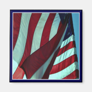 Íman Ímã patriótico da bandeira americana