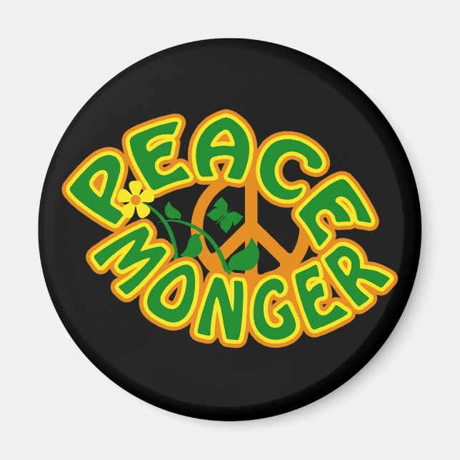 Íman ímã Peace Monger (Frente)