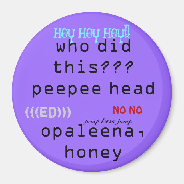 Íman ímã pelto (Frente)