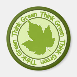 Íman ímã pense verde