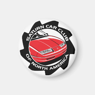 Íman Ímã pequeno de SCCNA - clube do carro de Saturn