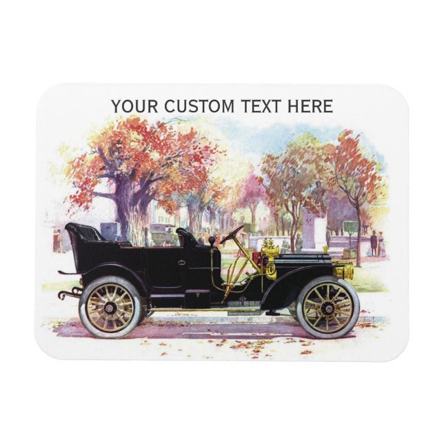 Íman ímã personalizado carro vintage (Horizontal)