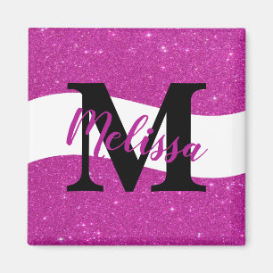 Íman Ímã personalizado com glitter