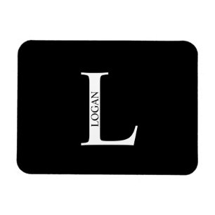 Íman Ímã Personalizado com Monograma e Nome