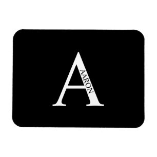 Íman Ímã Personalizado com Monograma e Nome