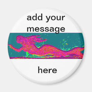 Íman ímã personalizado da sereia