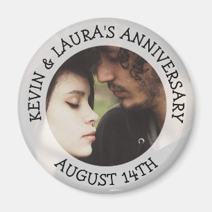 Íman Ímã personalizado data do lembrete do aniversár