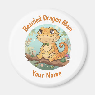 Íman Ímã Personalizado de Mãe de Dragão Barbudo