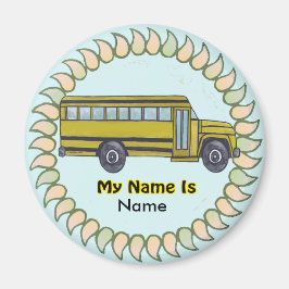Íman Ímã personalizado de ônibus escolar