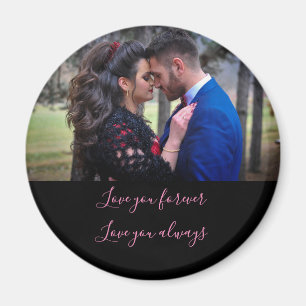 Íman Ímã personalizado do amor da mensagem e da foto
