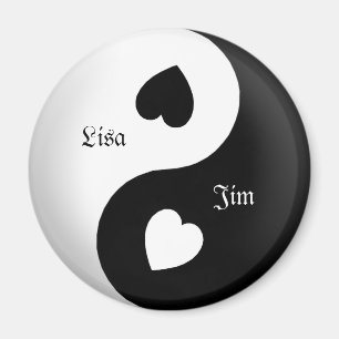 Íman Ímã personalizado do amor de Yin Yang
