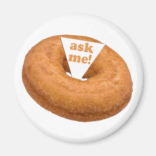 Íman ímã personalizado do Humor rosquinha (Frente)