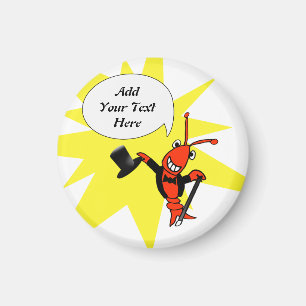 Íman Ímã personalizado do smoking dos lagostins/lagos