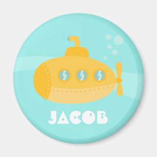 Íman Ímã Personalizado do Submarino Amarelo Fofo para C