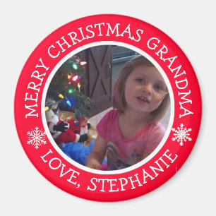 Íman Ímã personalizado dos flocos de neve do Natal da