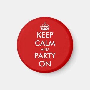 Íman Ímã personalizado Keep calm Redondo Personalizáv