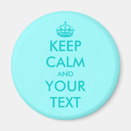 Íman Ímã personalizado Keep calm | Turquesa Personalizá