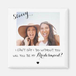 Íman Ímã Personalizado para Damas de Honra