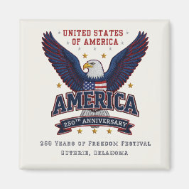 Íman Ímã personalizado para negócios americanos de 250 