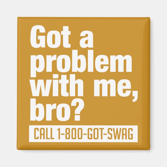 Íman ímã personalizado SWAG (Frente)