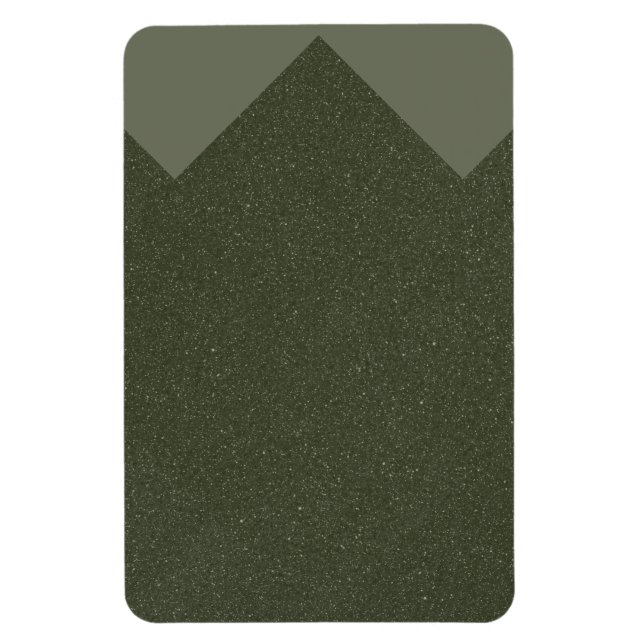 Íman Ímã Personalizado Verde Arrow Moss - Personalizáve (Vertical)