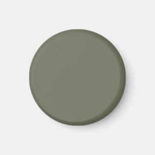 Íman Ímã Personalizado Verde Musgo Sólido