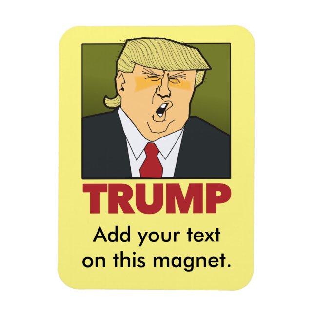 Íman ímã personalizável TRUMP (Vertical)