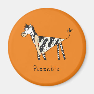 Íman Ímã Pizza Zebra Pizzebra