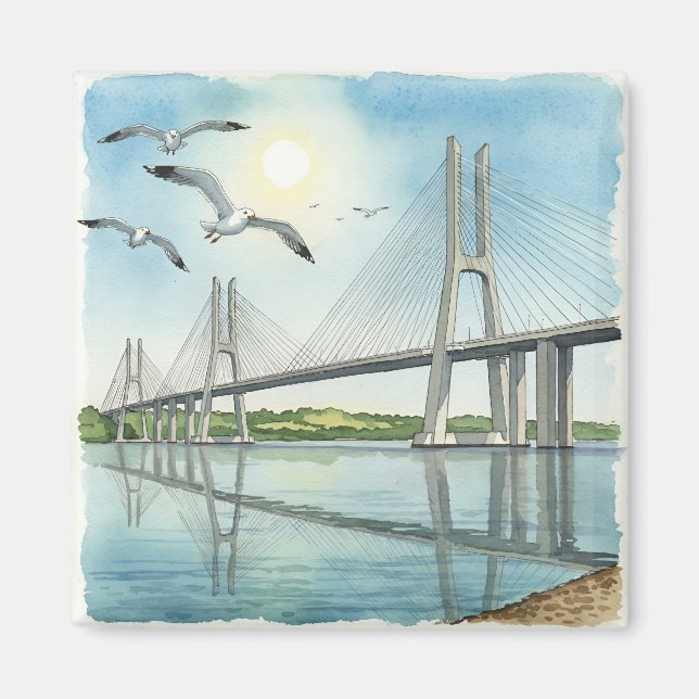Íman Imã - Portugal - Lisboa - Ponte Vasco da Gama (Frente)