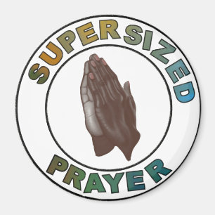 Íman Ímã praying das mãos do afro-americano