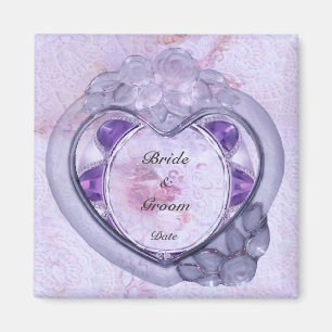 Íman Ímã precioso do favor do casamento do coração