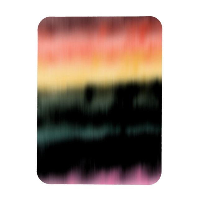 Íman Ímã Premium, Digital Tie Dye (Vertical)