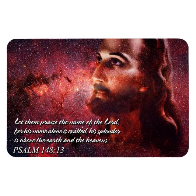 ÍMAN  ÍMÃ PREMIUM SALMO 148:13 (Horizontal)