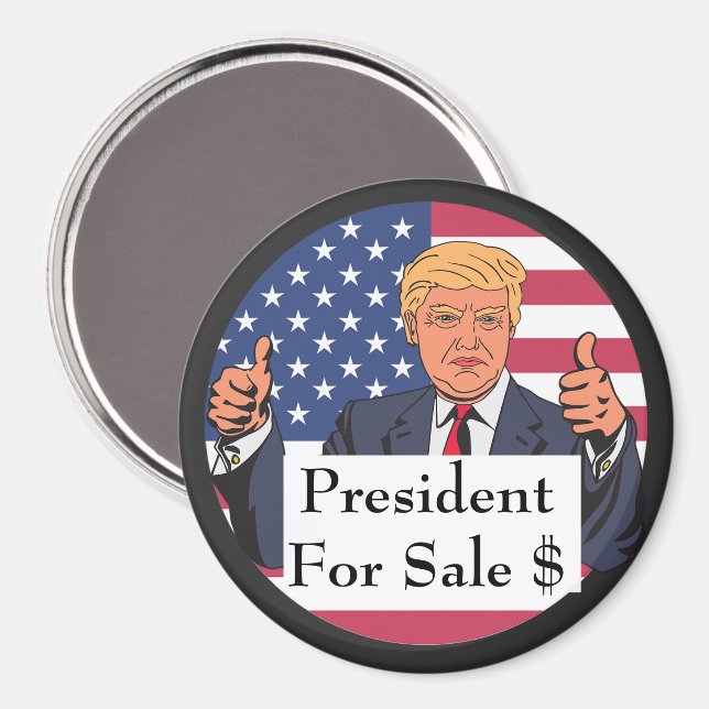 Íman Ímã Presidente à Venda (Front/Back)