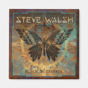 Íman Ímã preto da borboleta de Steve Walsh