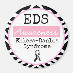 Íman Ímã preto e branco do EDS da síndrome de