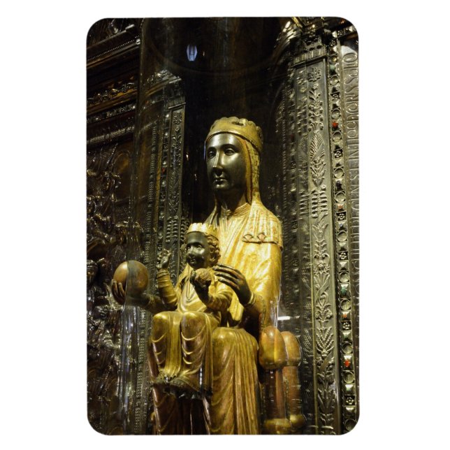 Íman ímã preto madonna montserrat flexi (Vertical)