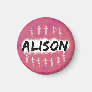 Íman Ímã preto órfão - Alison