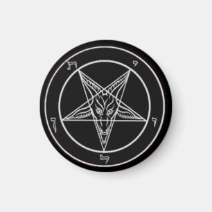 Íman Ímã preto pequeno de Baphomet